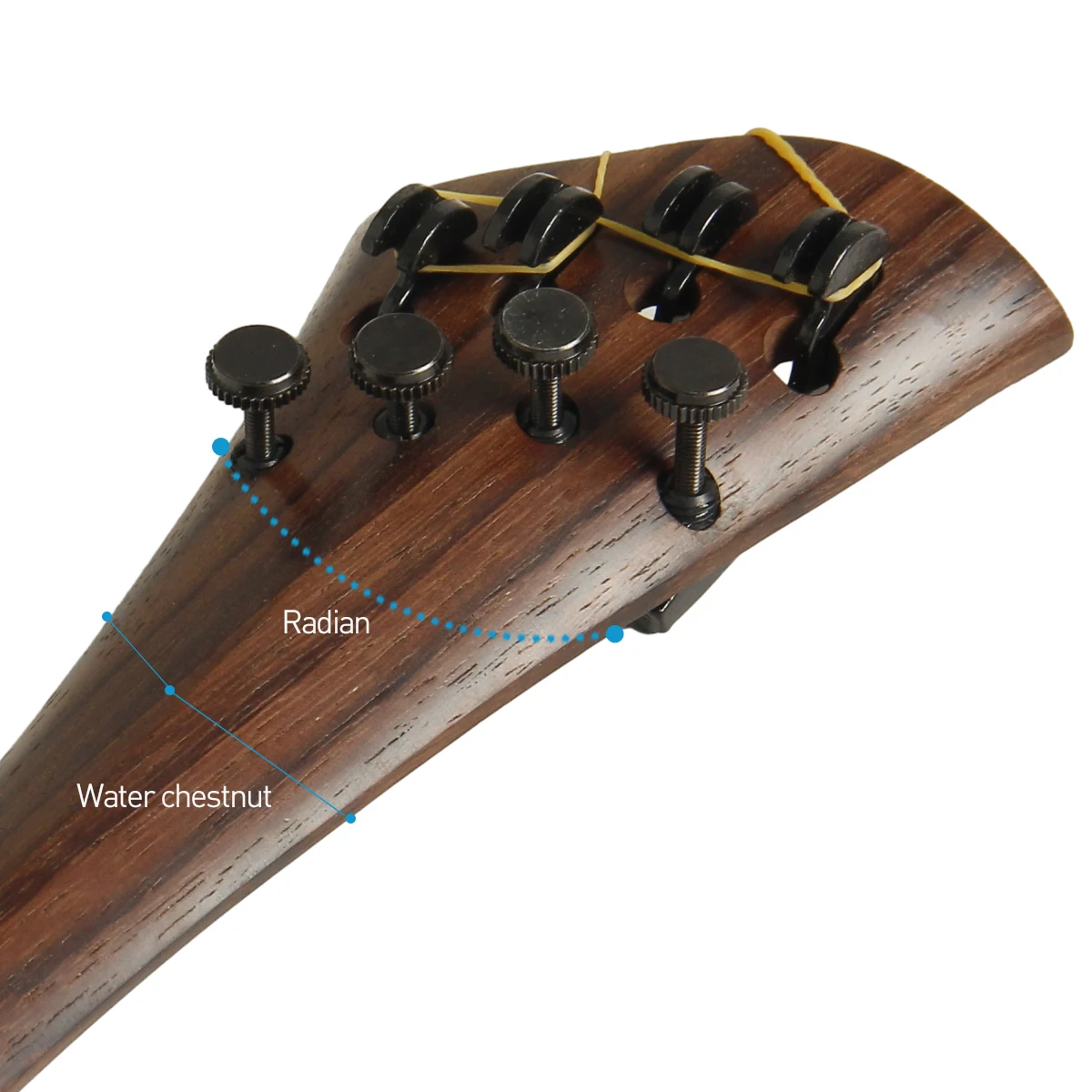 NEW BATESMUSIC Cello Tailpiece Aluminum Alloy Tailpiece with Adjustable Tailgut 4/4 Cello accessories rose wood