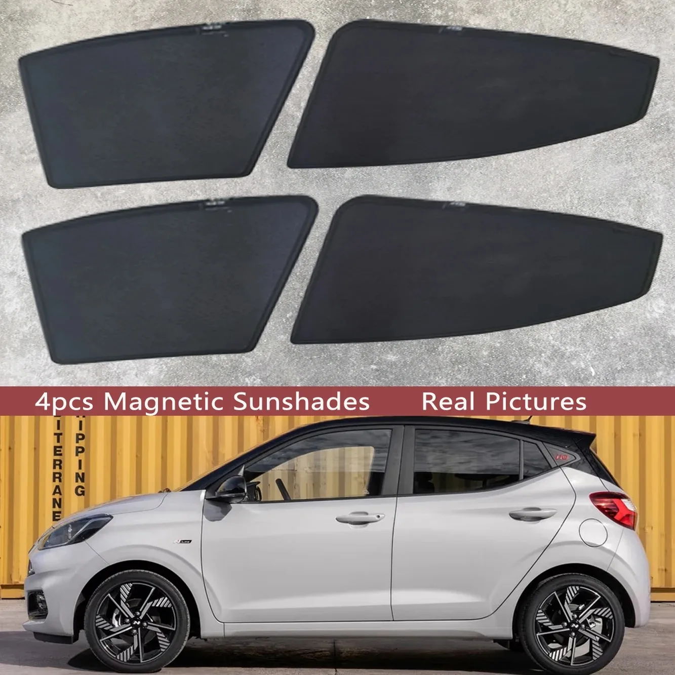 

Магнитная солнцезащитная шторка на лобовое стекло для Hyundai Grand i10 AI3 2020-2025 (2021, 2022, 2023) – Аксессуары