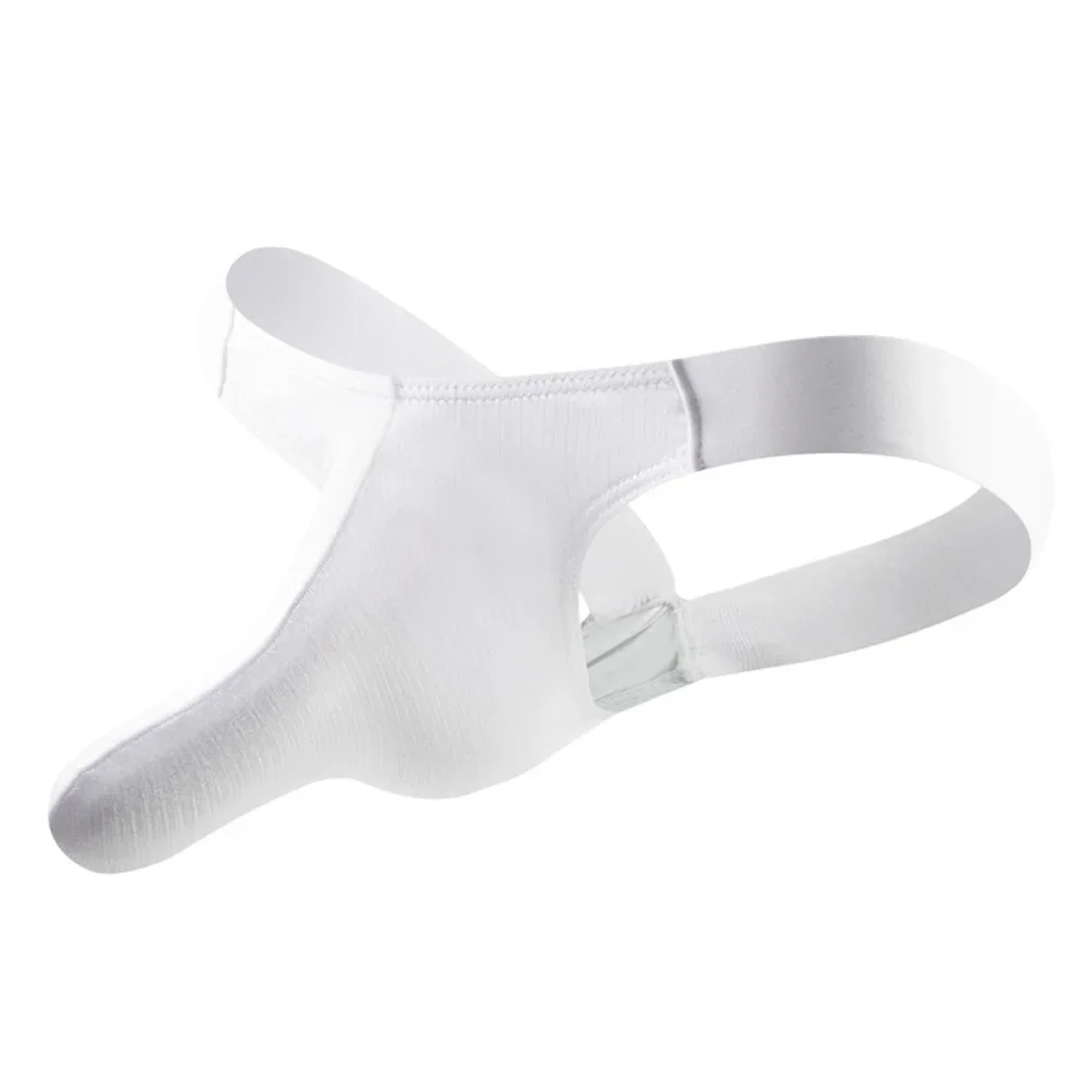 Mens Hollow Underwear Briefs Low Waist Thong Solid Color Simple Basic 5Size Mens Underpants Cotton Men's Panties
