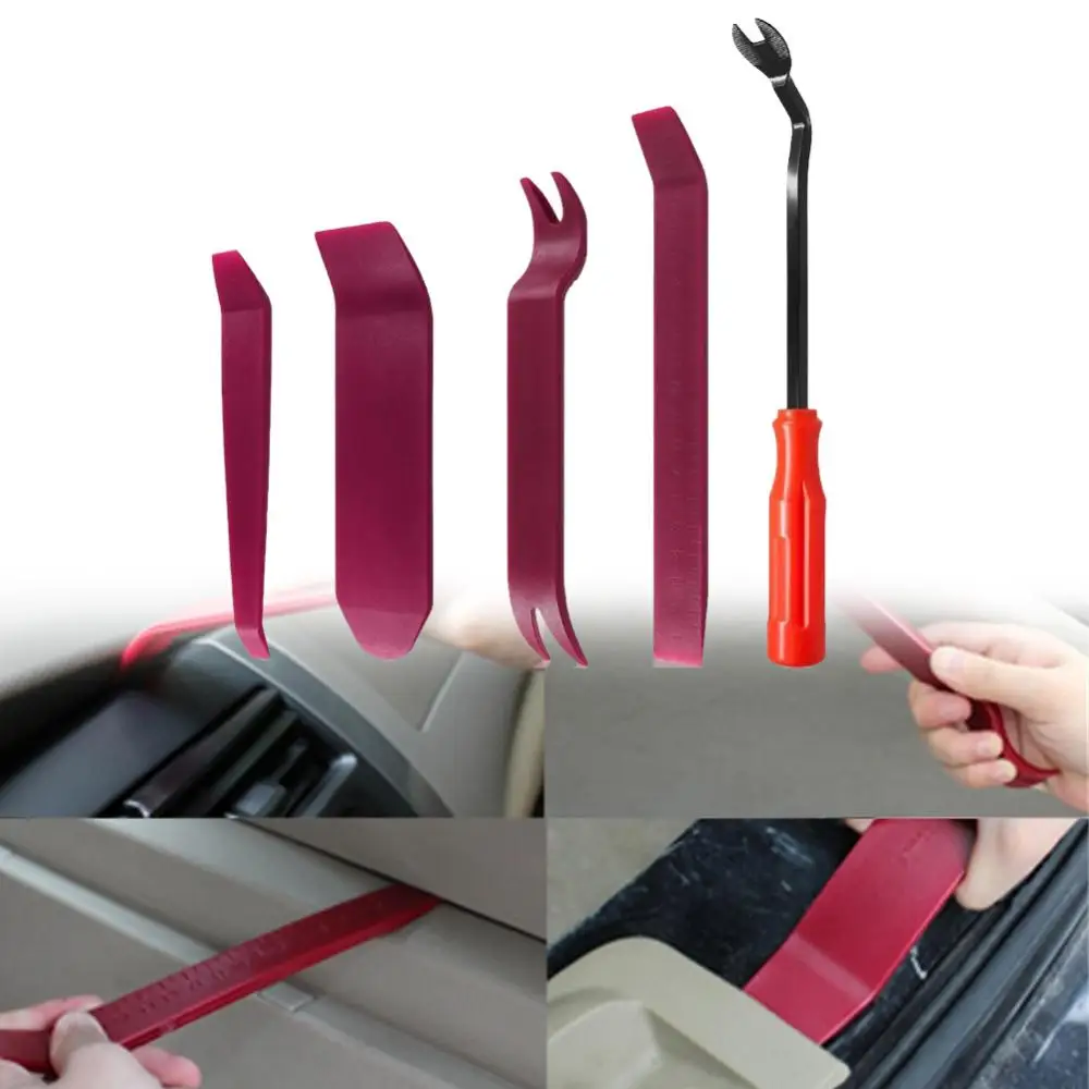 New Auto Door Clip Panel Trim Removal Tools Kits Navigation Blades Disassembly Plastic Car Interior Repairing Tool Hand Tool Set