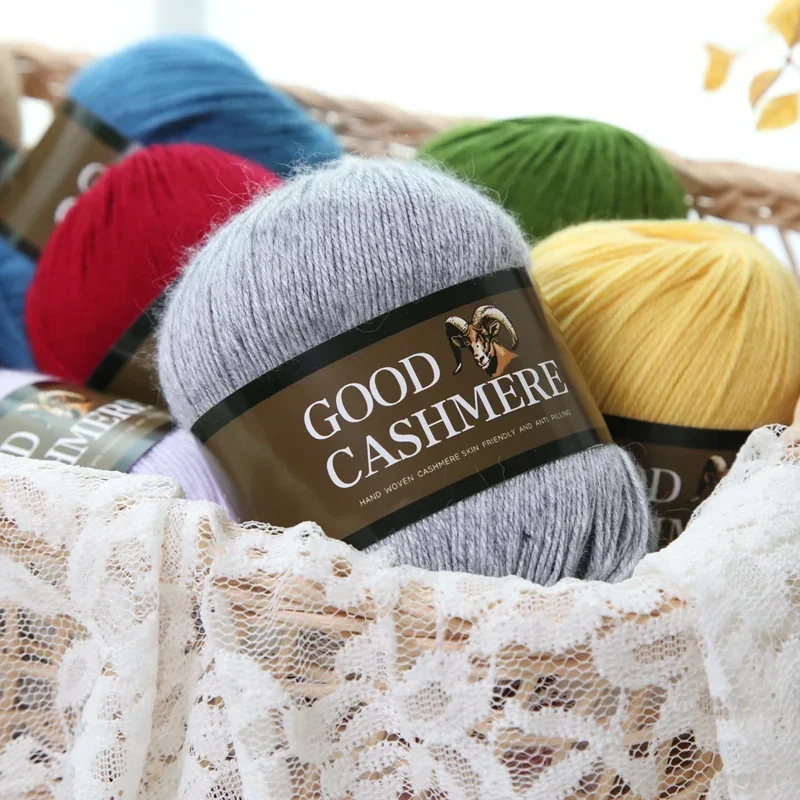 50+20g Cashmere Wool Sweater Hand-knitted Yarn Wol Knitting Scarf Yarn for Knitting Crochet