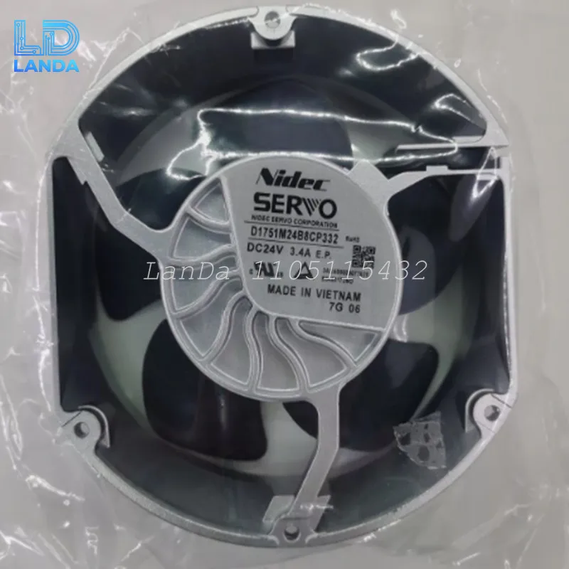 

Для NIDEC 100% новый и оригинальный охлаждающий вентилятор D1751M24B8CP332