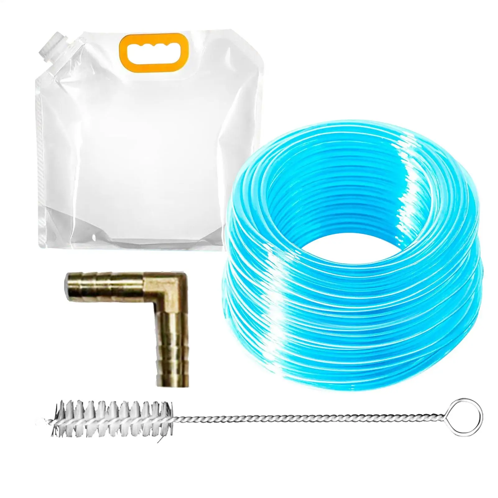 Maple Syrup Tapping Kit Maple Syrup Kit L-Shaped Tip Design With Reusable Collection Bags And Frost-Resistant Tubing For Birch