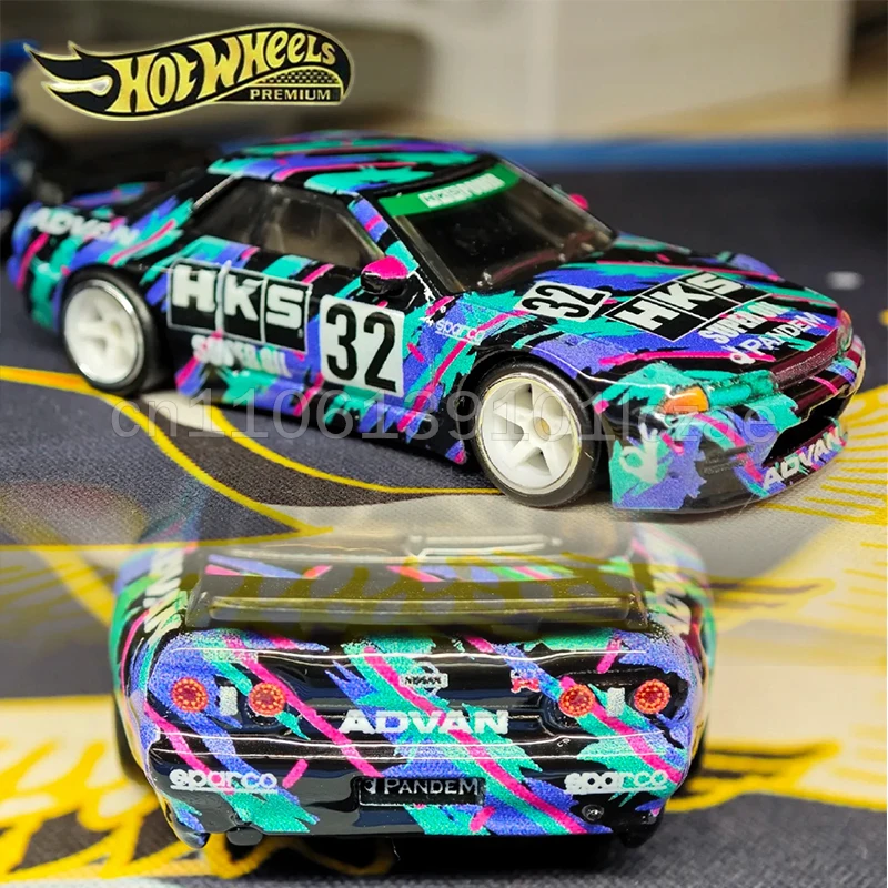 

Металлическая литая модель автомобиля Hot Wheels Premium 2026 Boulevard Nissan Ford GT-R R32 Pandem Livery, подарок на день рождения для мальчиков
