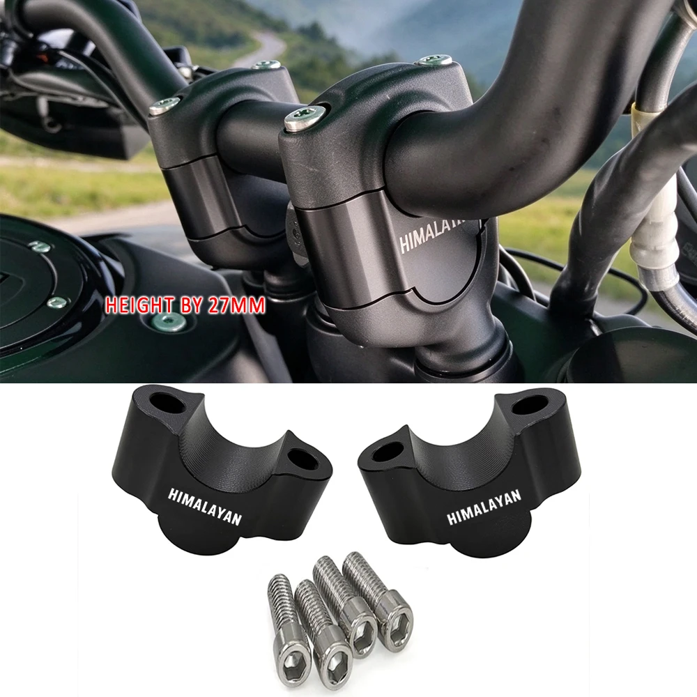 For Himalayan 450 Himalayan450 2024 2025 HIMALAYAN 450 2026 Motorcycle Handlebar Riser Mount Handle Bar Clamp Rise Extend Adapte