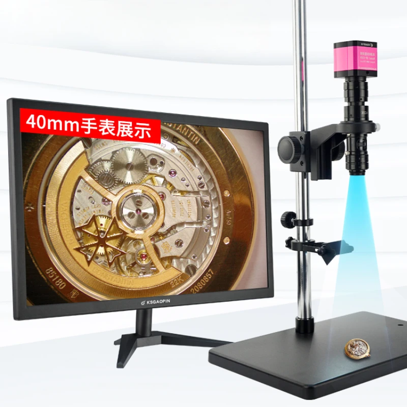 Electronic microscope, high-definition, large field of view, HDMI output, USB connection to computer, measurement and