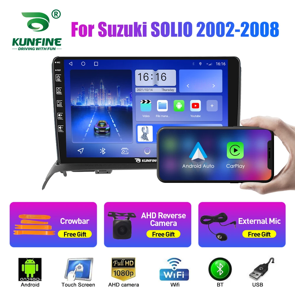 

2Din Android Car Radio For Suzuki SOLIO 2002-2008 Audio Multimedia Player Carplay GPS Navigation Stereo Audio Head Unit Carplay