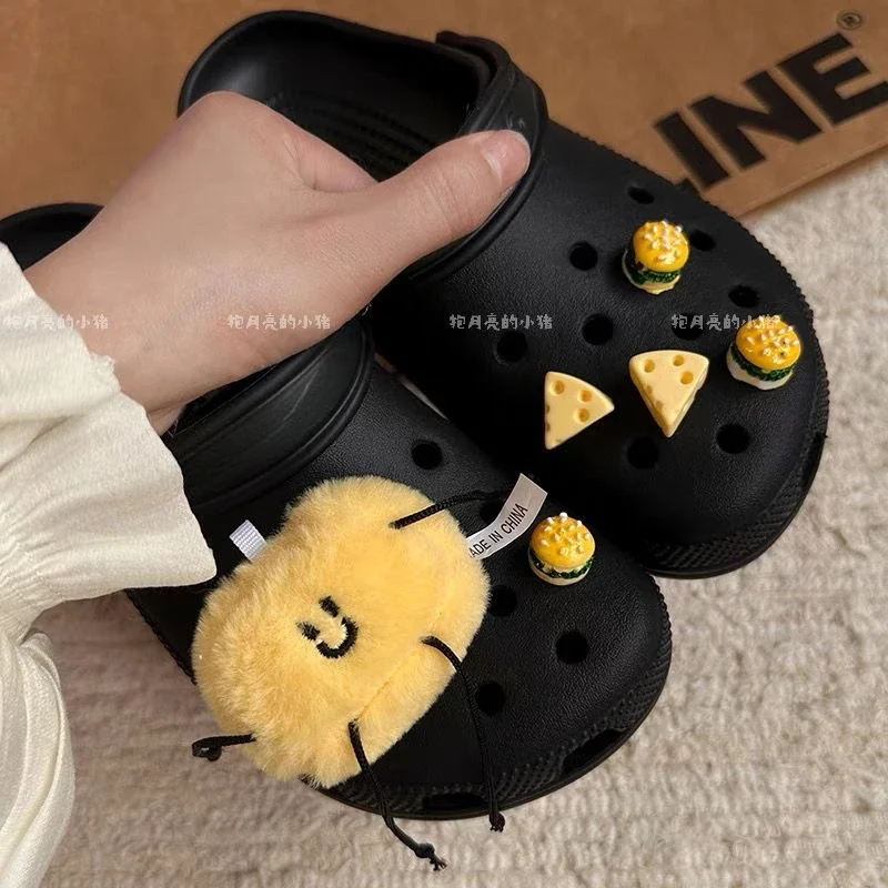 

Cute Cartoon Pizza Burger Charms for Crocs Shoe Accessories Pins Boys Girls Kids Women Gifts Party Favors New Fashion