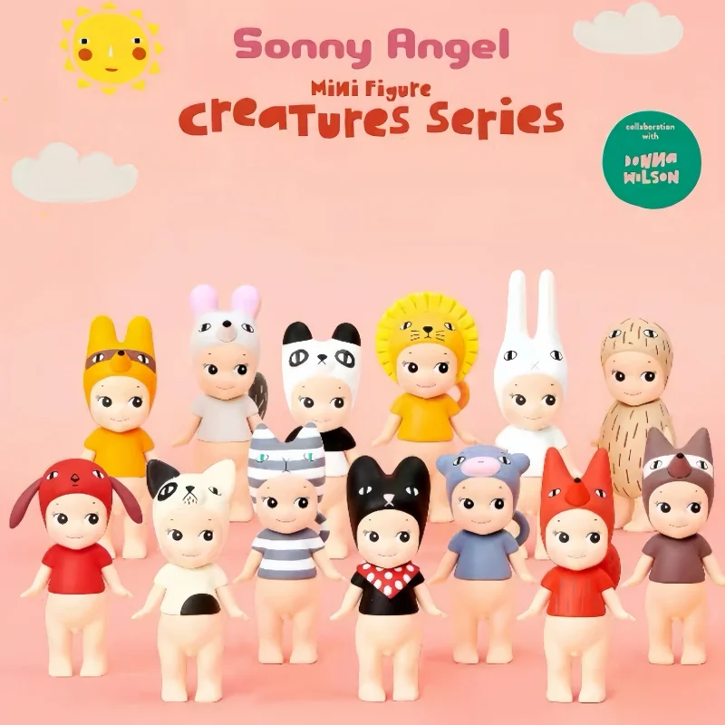 

In Stock Genuine Sonny Angel Tratures Series Confirm Blind Box Doll Cute Ornament Gift Box Set Decoration Holiday Xmas Gift Toy