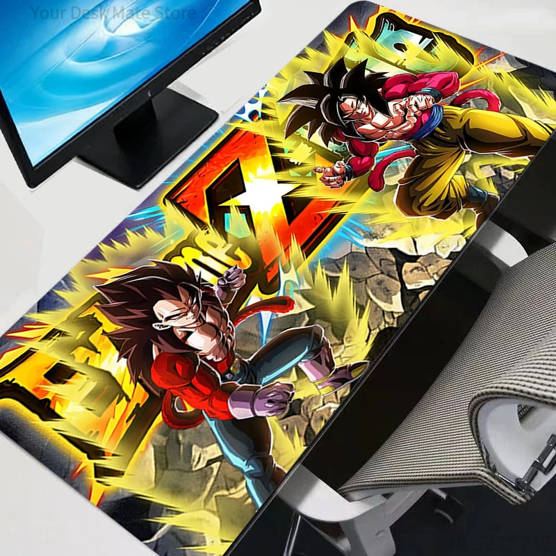 

Коврик для мыши XXL с аниме-дизайном для геймеров, аксессуары для ПК, коврик для клавиатуры Varmilo, коврик для стола, коврик для мыши Dragon Balls Vegeta Goku