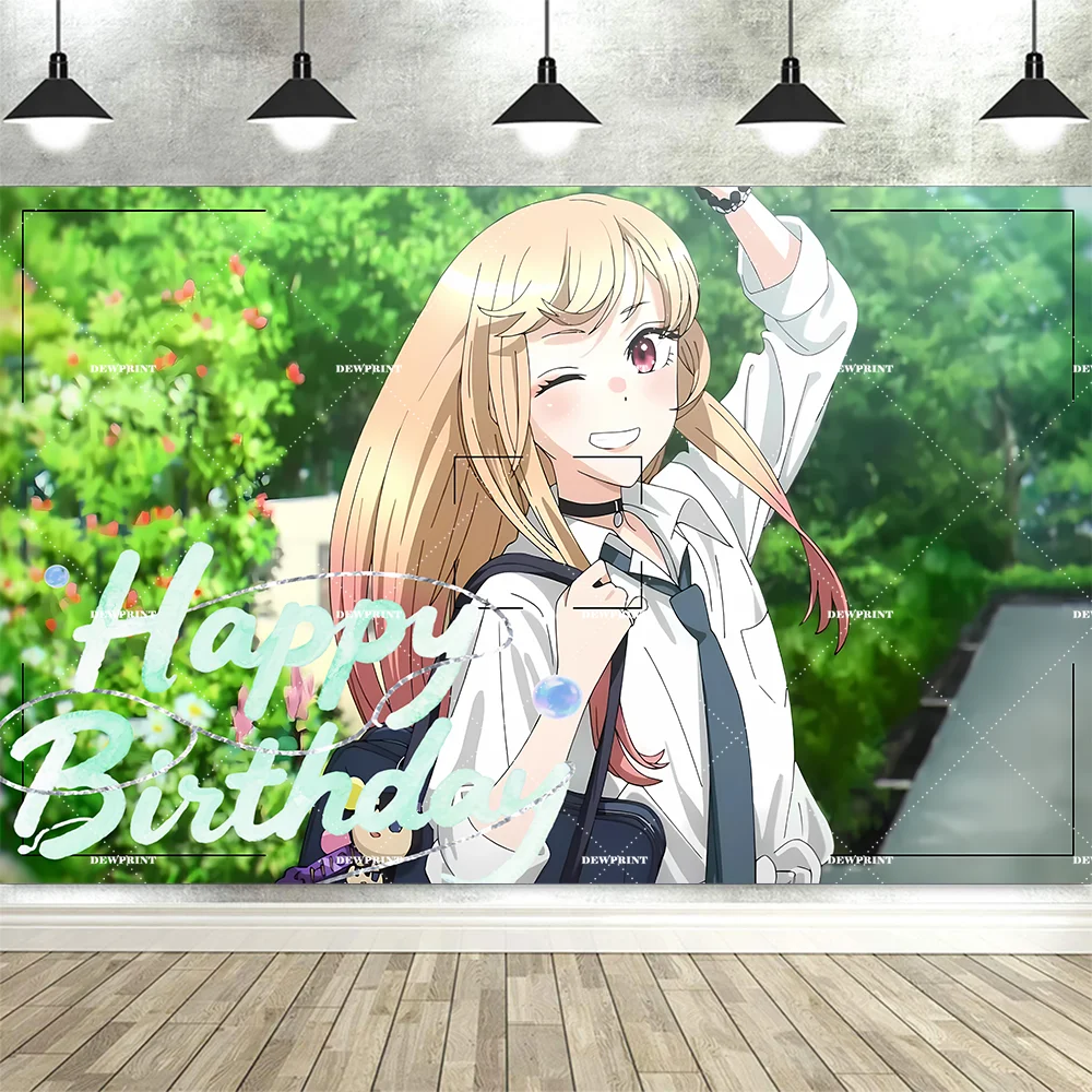 Anime My Dress-Up Dar Photo Backdrops Birthday Party Supplies Photography Background Picture Decor Banner Photo Booth Props