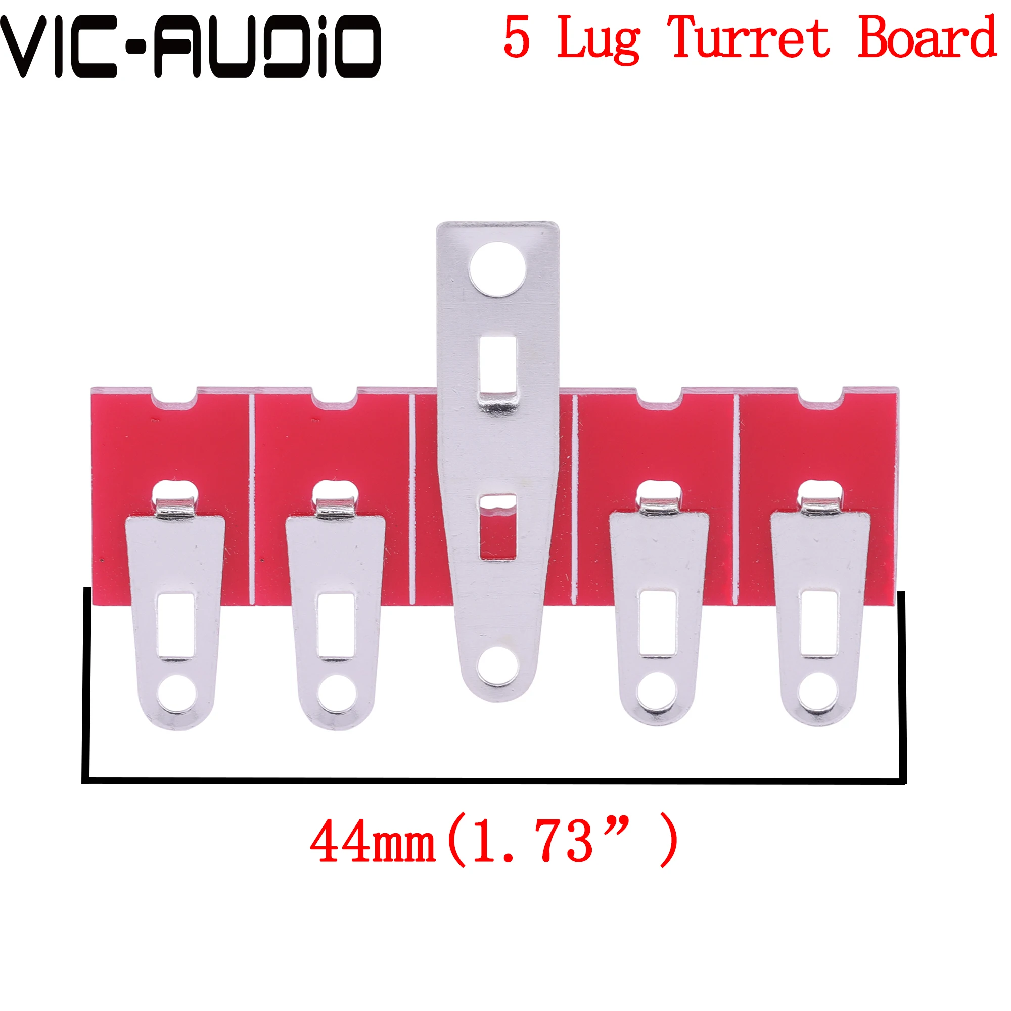 3Lug 5Lug~30Lug Turret Board Silver Plated Audio Strip Tag Board Terminal Lug Board For Audio Vintage Tube Amplifier HIFI DIY