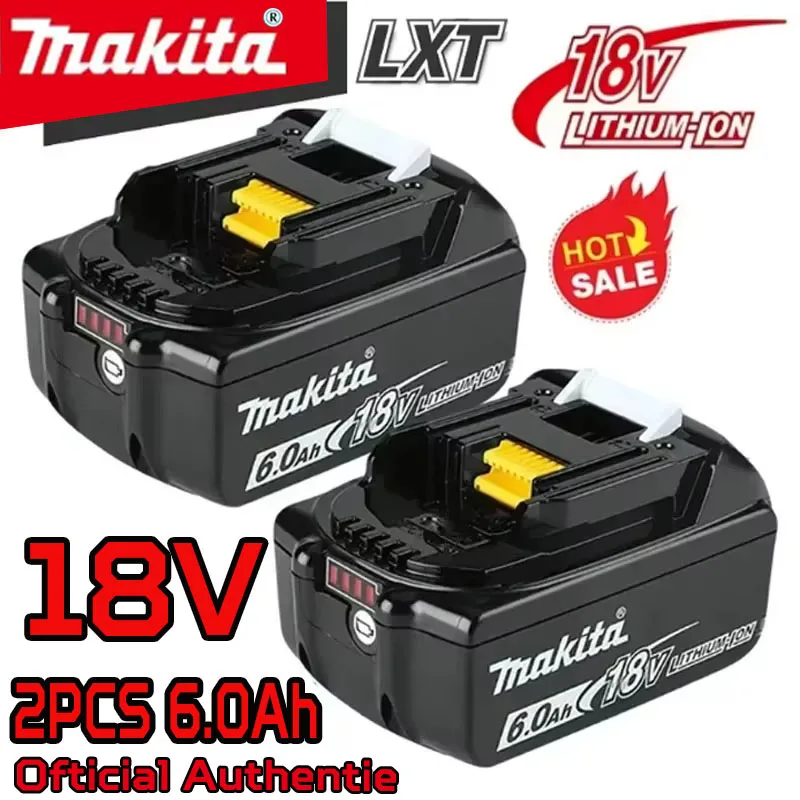 

100% Original Makita 6Ah/5Ah/3Ah for Makita 18V Battery BL1830B BL1850B BL1850 BL1840 BL1860 BL1815 Replacement Lithium Battery