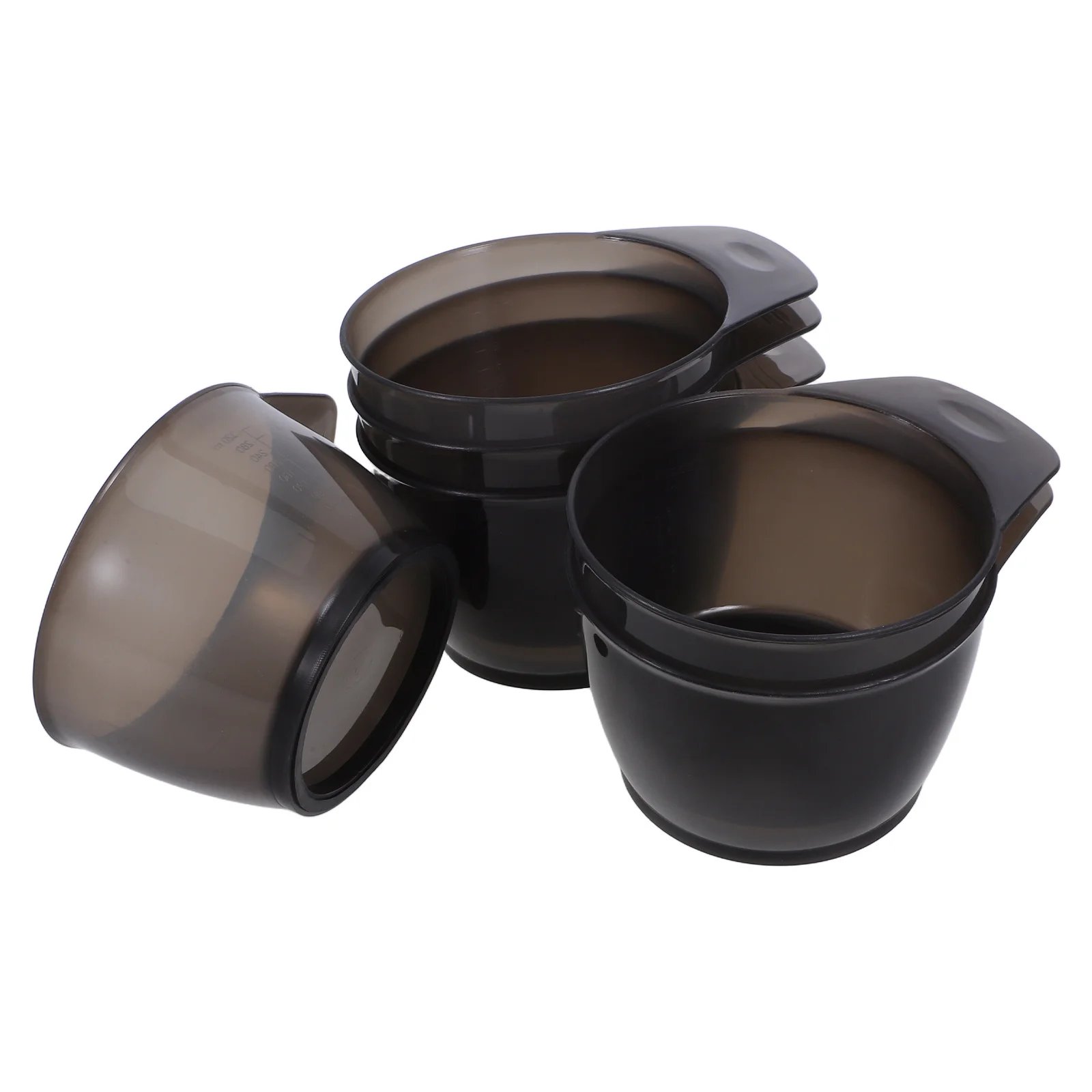 

6Pcs Hair Dye Tools for Salon and Home Use Stackable Plastic Mixing Bowls Color Tinting Kit Hair Coloring Supplies