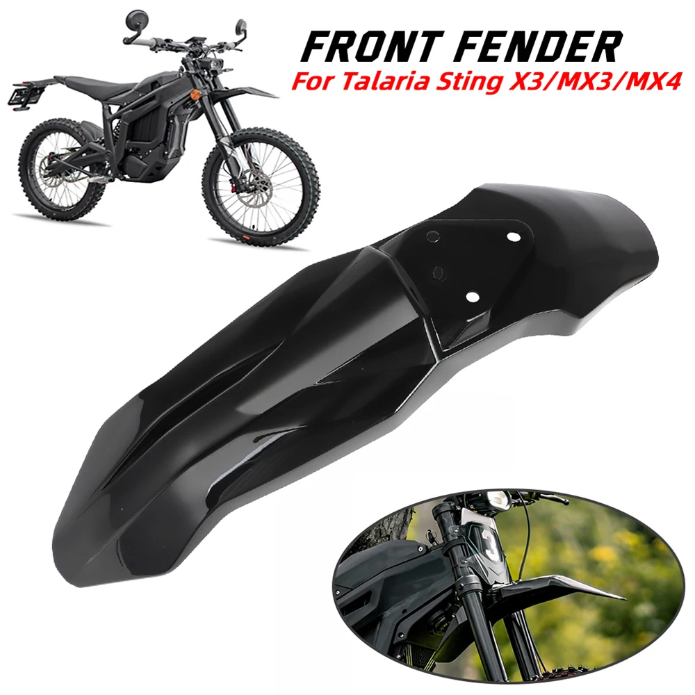 

Motorcycle Accessories For Talaria Sting X3 MX3 MX4 Front Fender Mudguard Cover Protection Plastic Parts Electric Dirt Bike