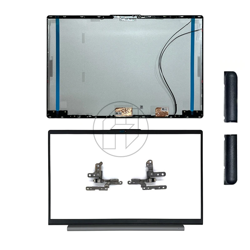 Nowe do Ideapad 5 15IIL05 15ARE05 15ITL05 15ALC05: Tylna obudowa LCD, przednia ramka, zawiasy, osłona zawiasów z kablem anteny WiFi. — zdjęcie produktu 7