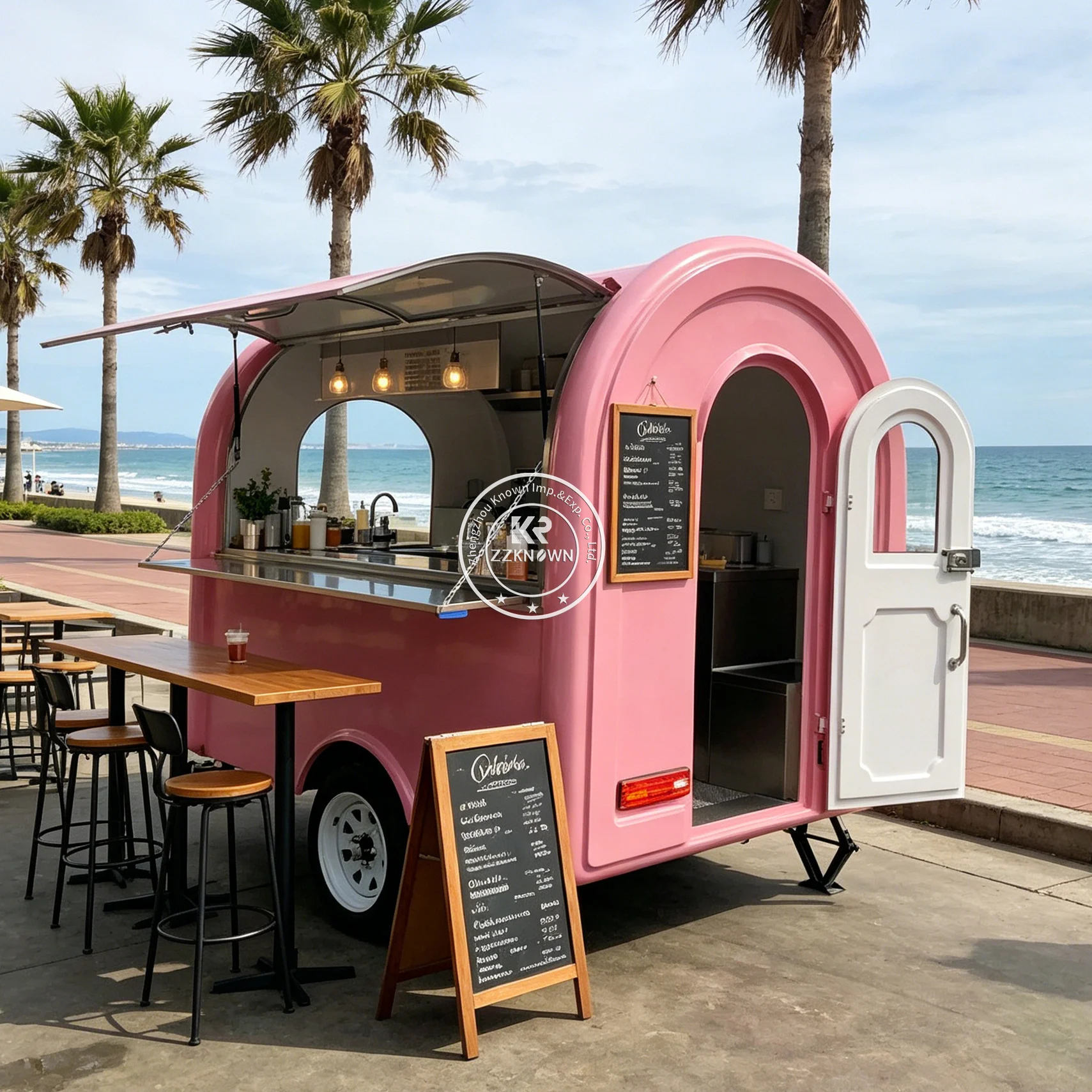 

Concession Food Trailer Catering Trailer Fast Food Cart Mobile Kitchen Truck Food Truck Fully Equipped