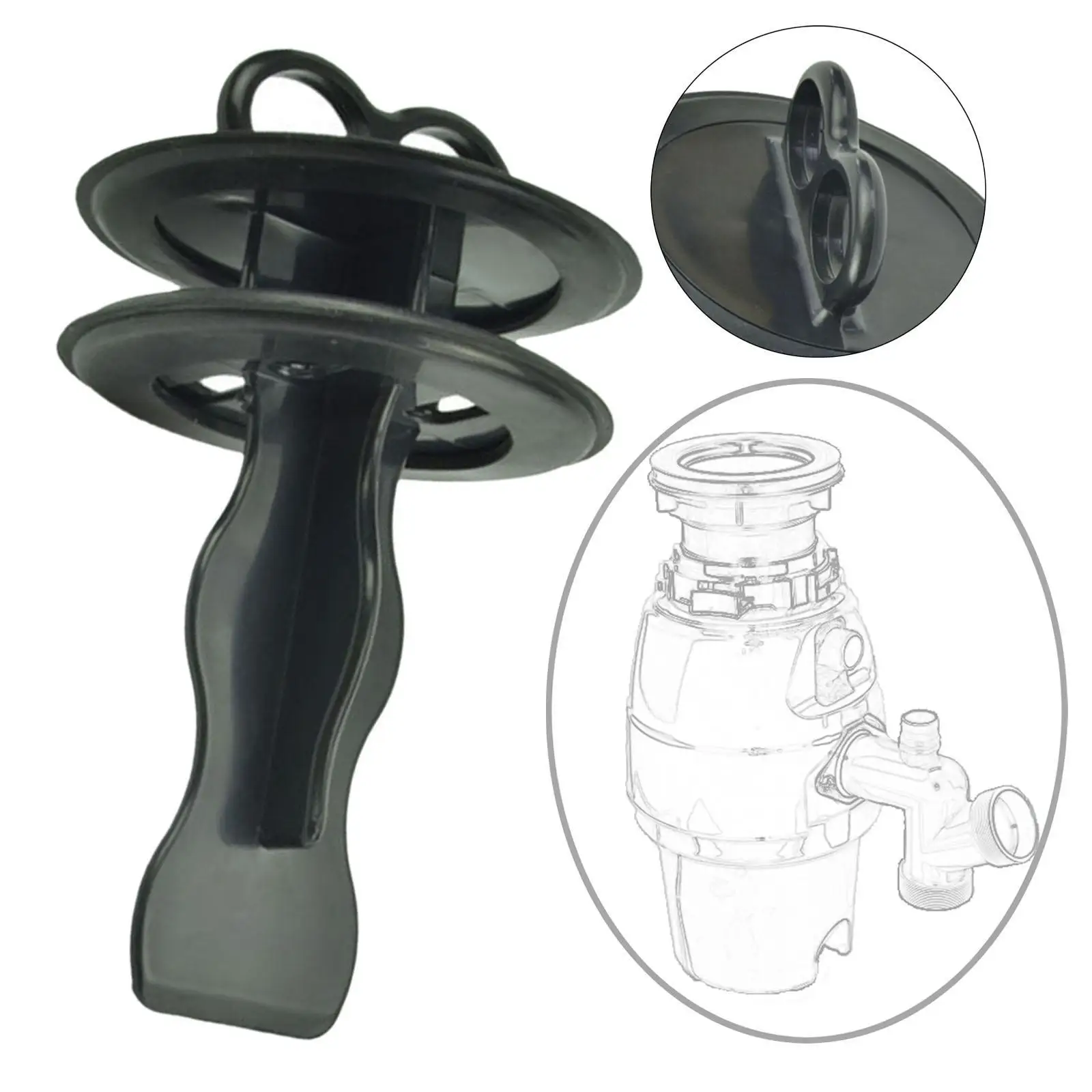 쓰레기 처리기용 심플 싱크 스토퍼, 폐기물 처리기용 배수구 마개