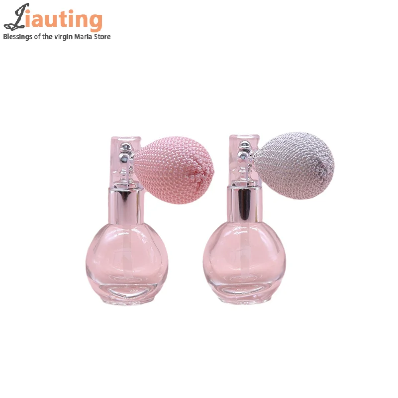 15ml Portable Vintage Crystal Glass Perfume Bottle With Airbag Atomizer Empty Cosmetic Container Mini Refillable Spray Bottles