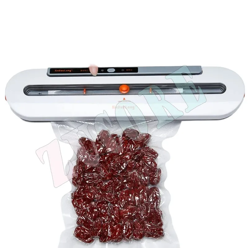 QH-02 Vakuum-Lebensmittelversiegelungsgerät Vakuumversiegelungsmaschine Lebensmittelkonservierungsmaschine Mini-Versiegelungsmaschine für kleine Verpackungen