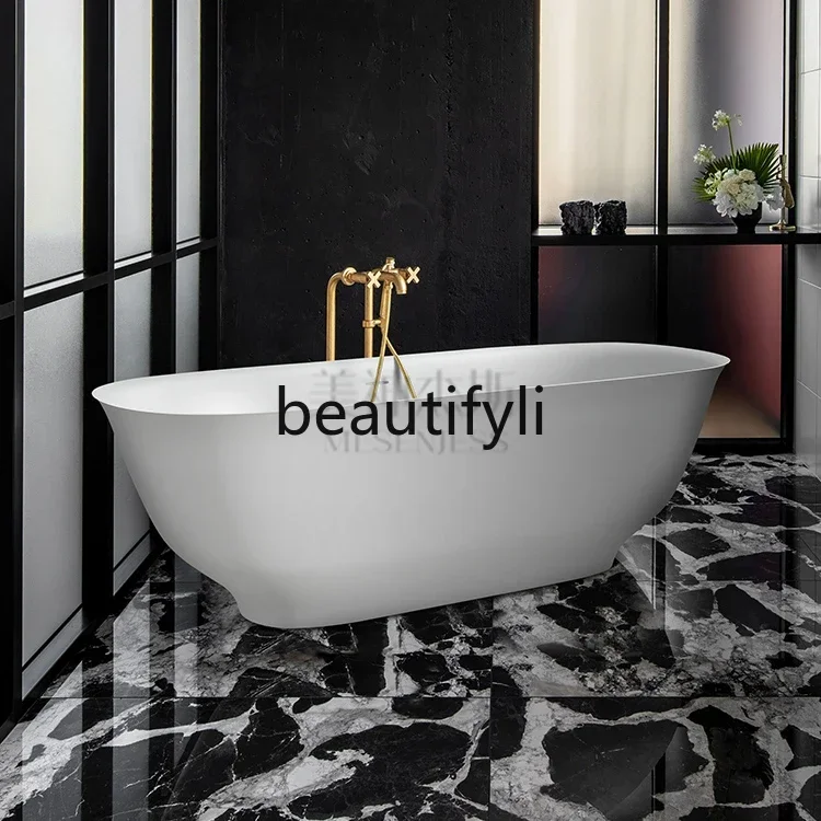

ss K178 ss25 French European 1.7m Detached Hotel Villa Club Pure Acrylic Double Adult Household Bathtub Bathtub