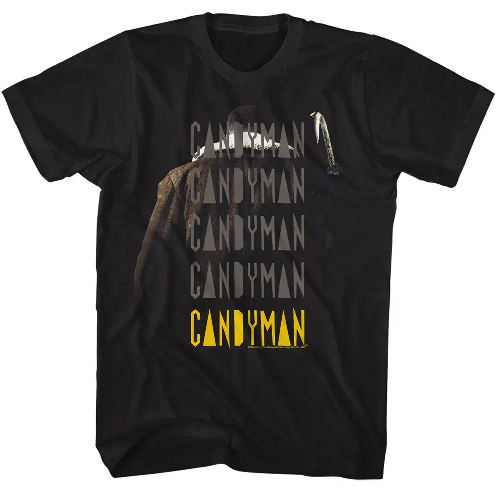 Candyman Scary Horror Movie Name Repeat Movie Poster Meat Hook Men's T Shirt