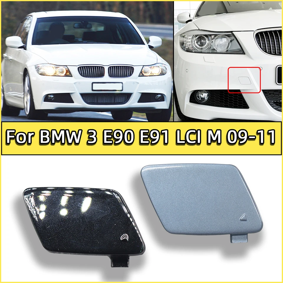 

Car Front Bumper Towing Hauling Hook Eye Cover Lid For BMW 3 LCI E90 E91 M SPORT 2009 2010 2011 2012 51117891391 Tow Trailer Cap