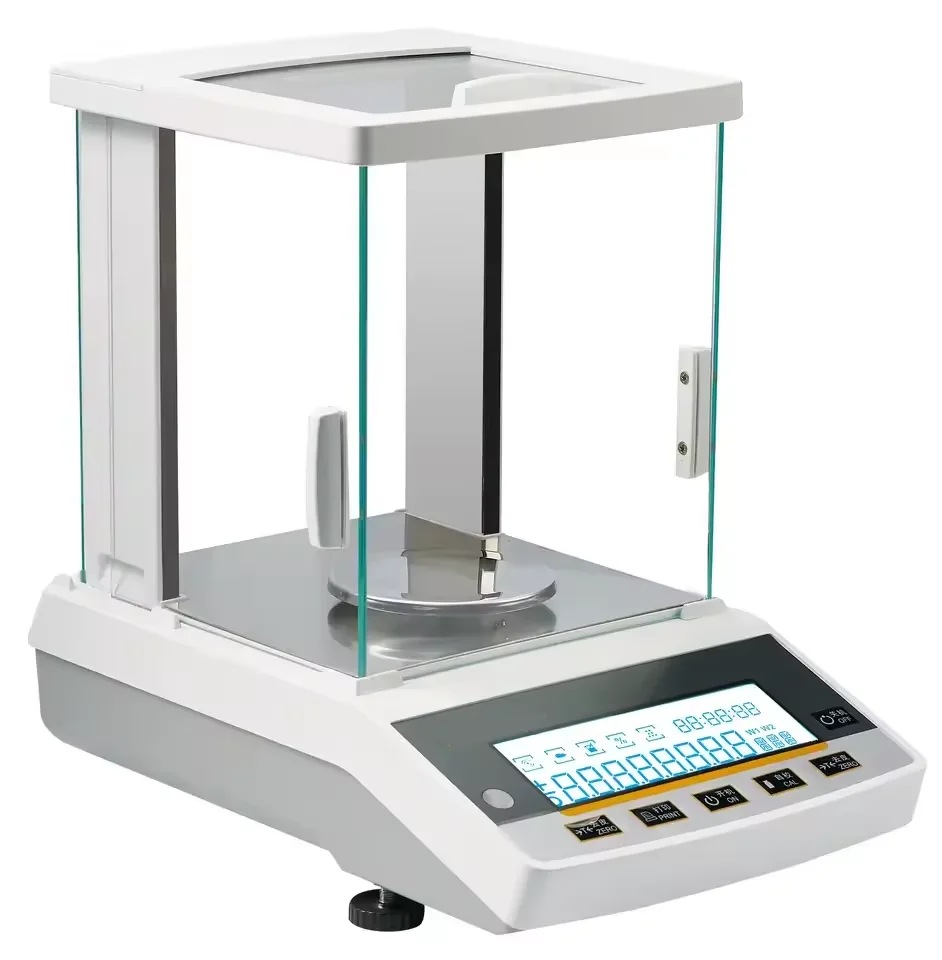 High quality LCD display 500g 1mg analytical laboratory balance scales 600g/800g/1kg/2kg 0.001g readability