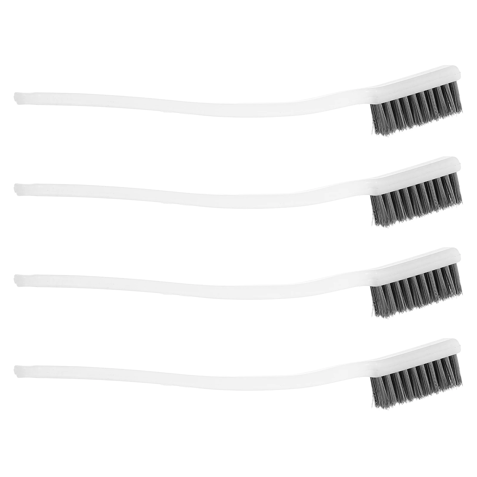 

4 pcs Stainless Steel Wire Brush Set Mini Cleaning Scratch Brushes For Rusted Paint Scrubbing Small Detailing