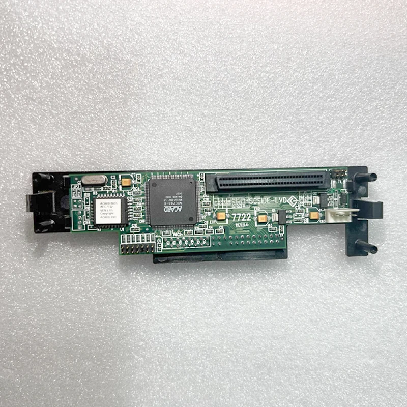 Original AEC-7722 IDE To SCSI 68-Pin IDE To LVD SCSI Bridge Adapter Card IDE To 68-Pin SCSI Storage Controller Adapter Card