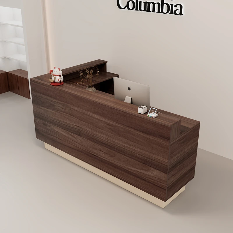 

Beauty Salon Reception Desk Counter Decorations Hotel Cashier Office Reception Desks Luxury Modern Decorations Office Furniture