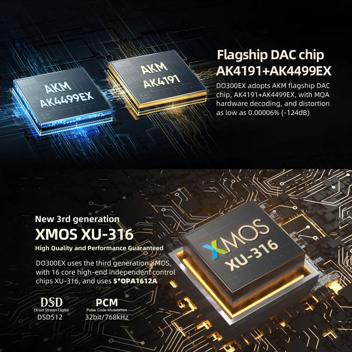 SMSL DO300EX Audio DAC y amplificador de auriculares AK4191 AK4499EX DAC MQA-CD decodificación XMOS XU-316 DSD512 768KHz 32Bit preamplificador de alta resolución