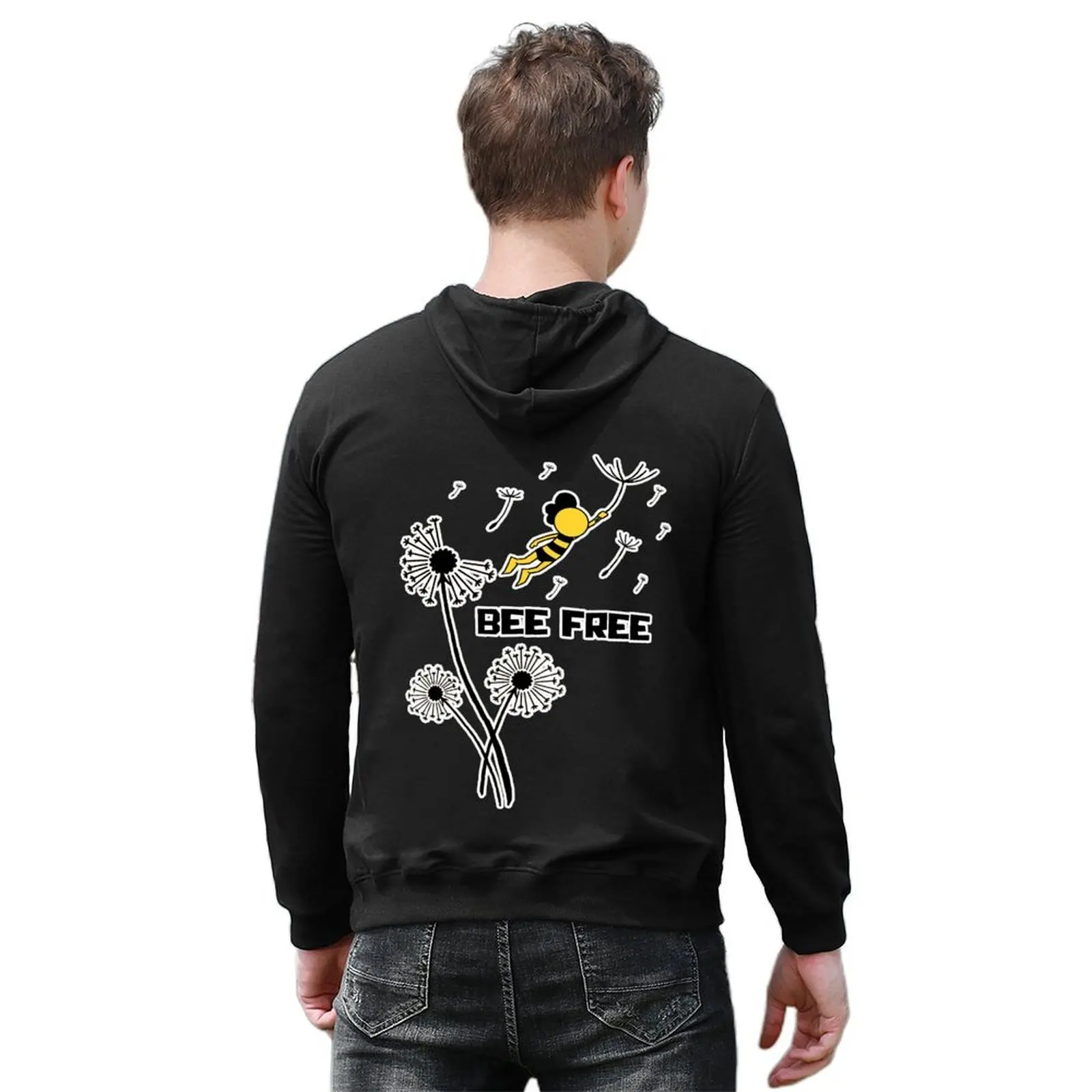 BEE FREE هوديي الملابس الجمالية ملابس رجالي مصمم ملابس رجالية ملابس رجالية ميزات جديدة من هوديس وبلوزات