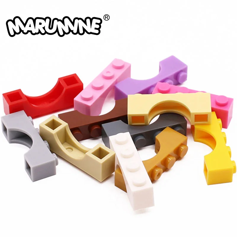 Marumine MOC Building Block Classic Arch 1x4 compatible 3659  Bricks 100 PCS DIY Assembly Parts Educational Kids Toy Accessories