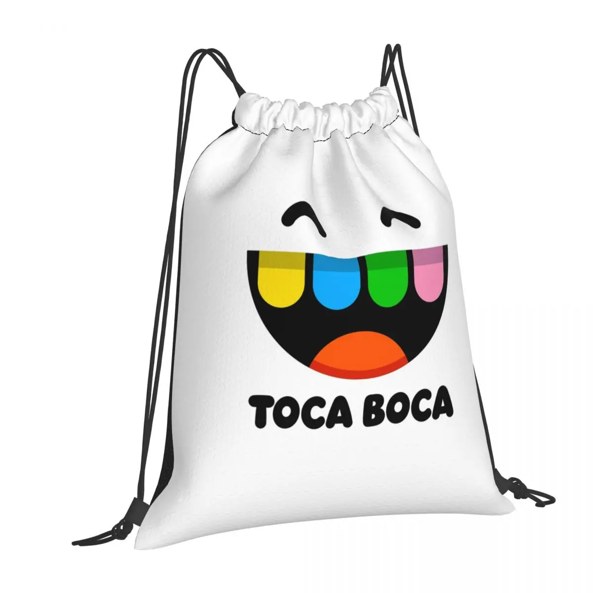 Toca World Boca World Backpacks Fashion Drawstring Bags Sports Bag Book Bags for Man Woman Students