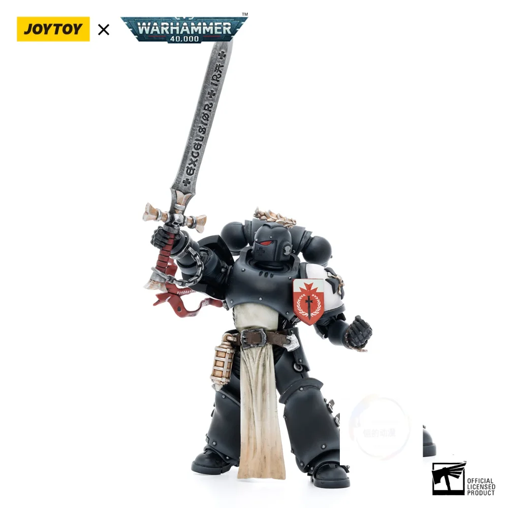 [متوفر] JOYTOY Warhammer 40K 1/18 عمل الشكل الأسود تمبلارز الأباطرة بطل Rolantus شخصيات كرتونية نموذج اللعب
