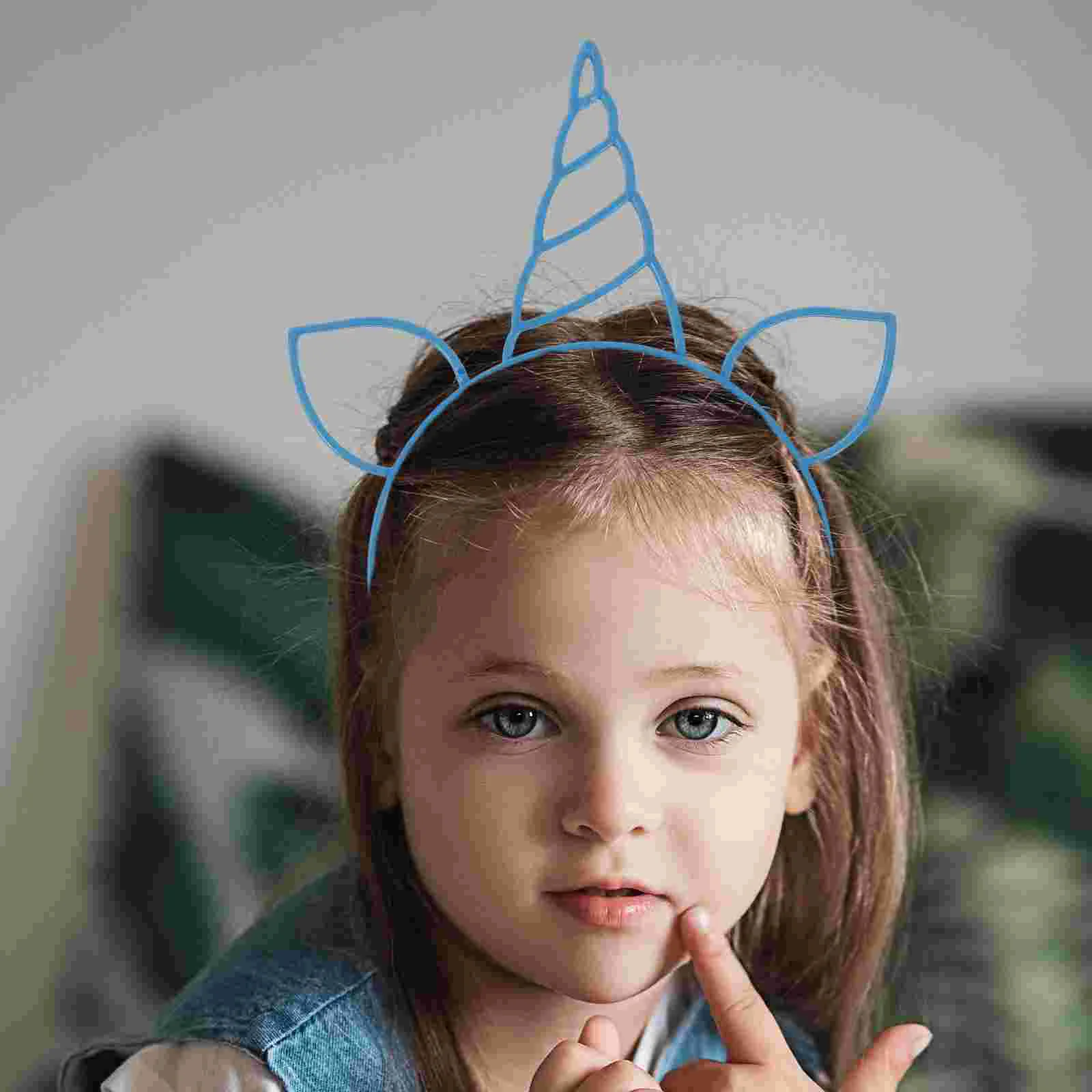 18 Pcs Headbands for Girls Birthday Party Halloween Costume Cartoon Child Hair Hoop Plastic Teeth Non