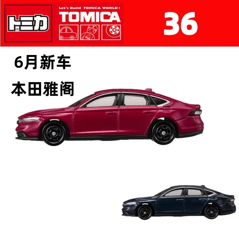 Takara Tomy Tomica Samochód nr 36 Honda Accord Chłopcy Zabawki 1/66 Odlewane Stopem Pojazdy Model Prezent Urodzinowy