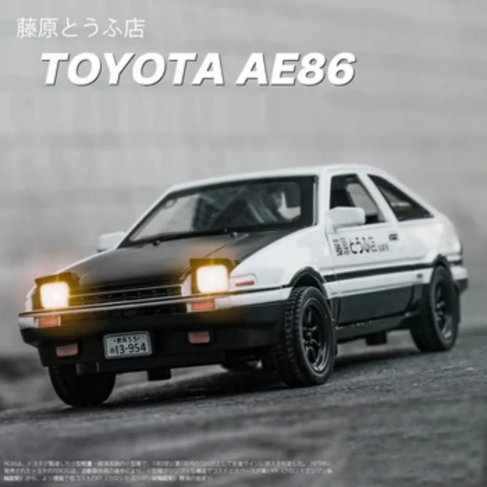 TAKARATOMY Tomica 145 Initial D Toyota AE86 Trueno Diecast Sports Car Model Car Simulation Car Model Ornaments Boy Gifts