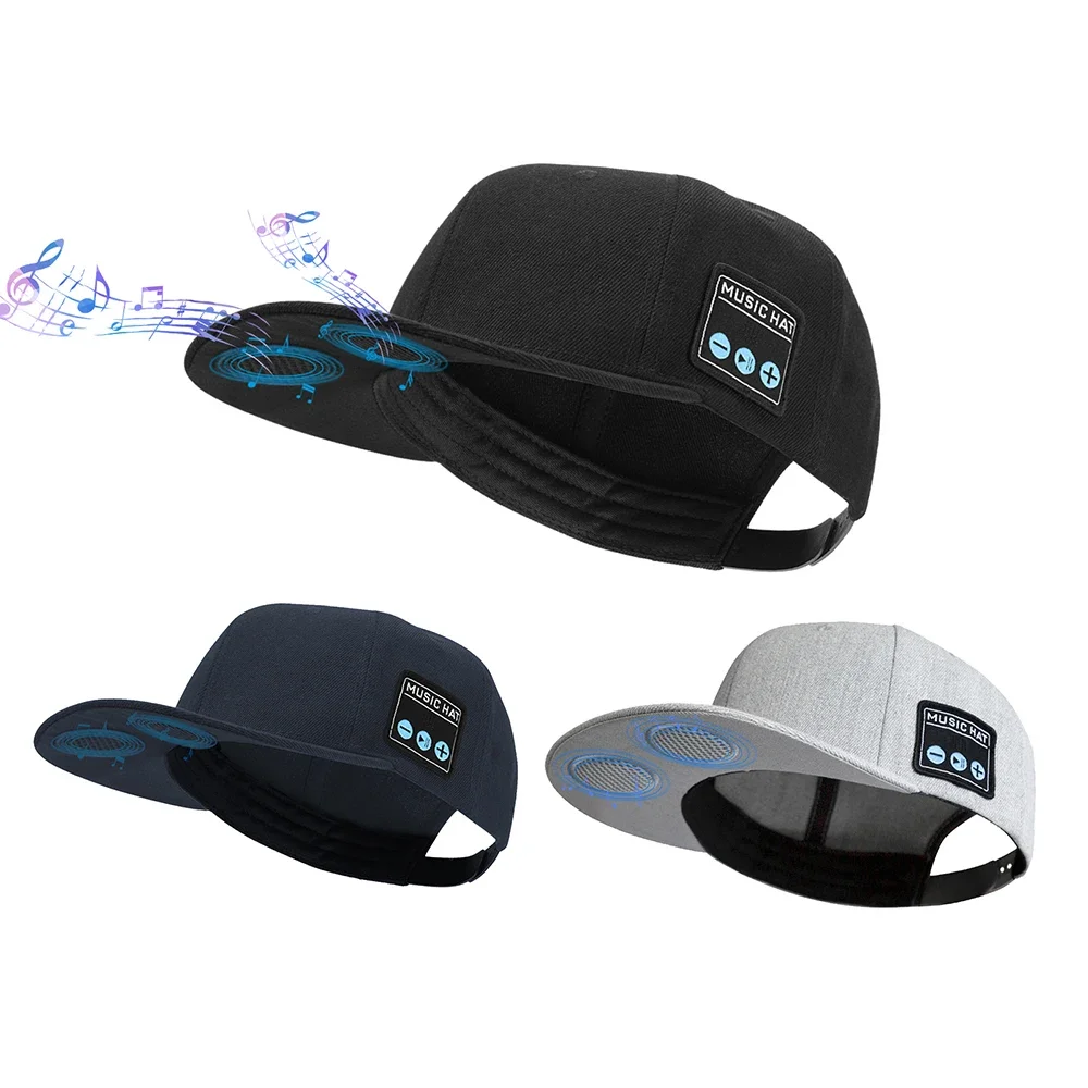 New Hat Bluetooth Speaker Adjustable Bluetooth Hat Wireless Smart Speaker Cap For Outdoor Running Sports Baseball Cap With Mic