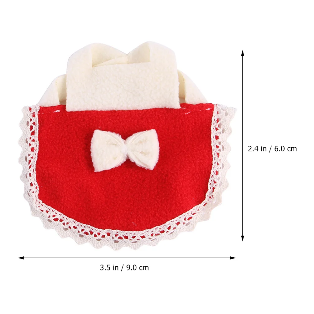 

Small Animal Outfits Pet Clothing Accessory Clothes Apparel Vest Dress with Bow