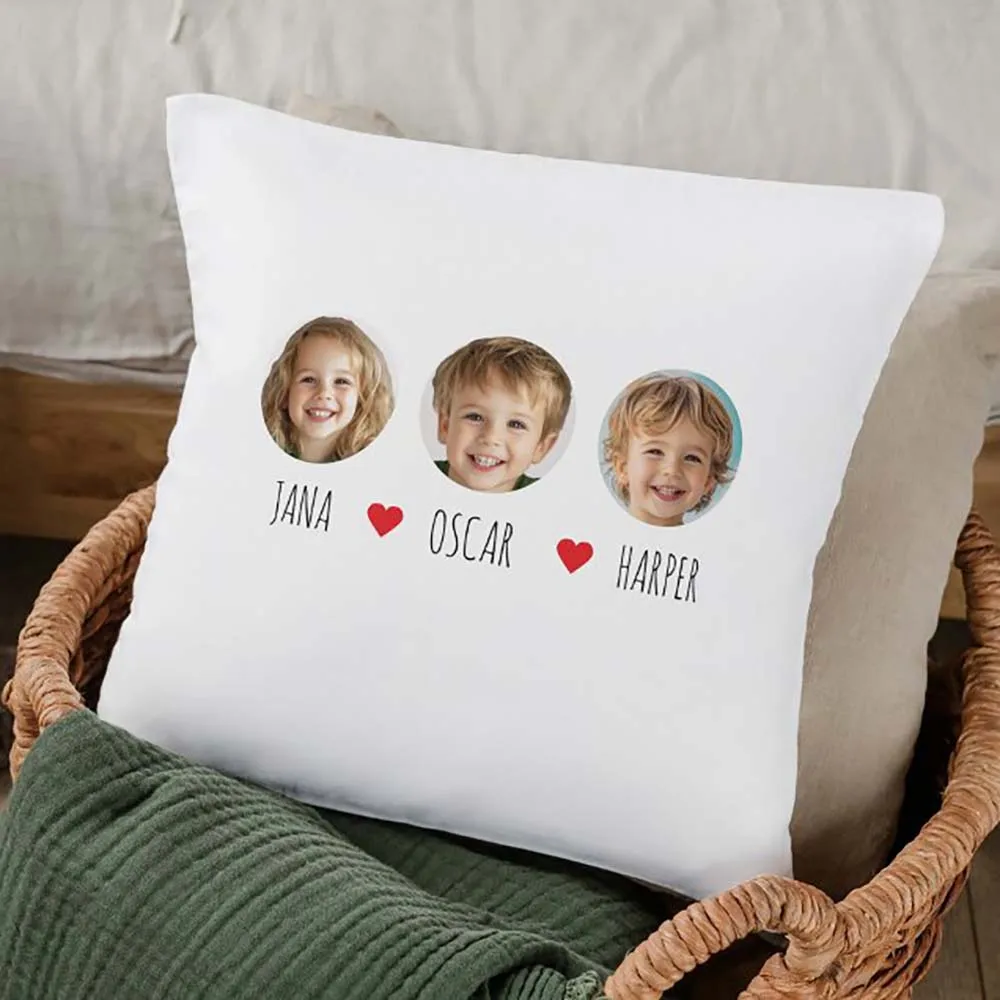 Custom Baby Girl Boy Head Name Pillow,Funny Human Portrait Pillow,Personalized Person Pillow,Memorial Gift,Lover Gift
