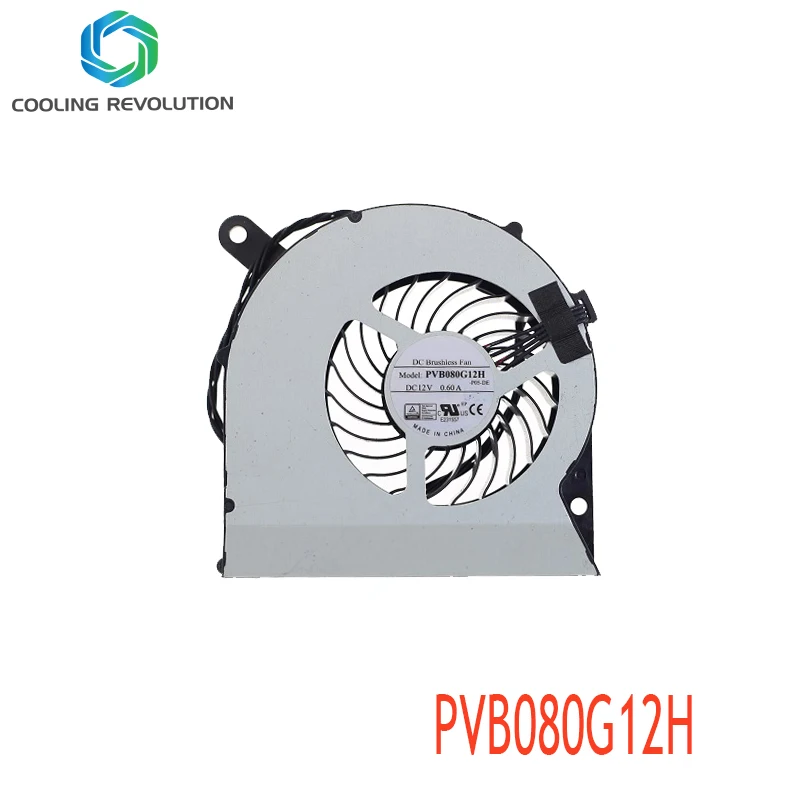 Imagem -01 - Ventilador de Refrigeração Tudo-em-um Pvb080g12h Mf80201v-c070-s9a Dc12v 4pin para Nuc9vxqnx Nuc9i9qnx Nuc Extreme
