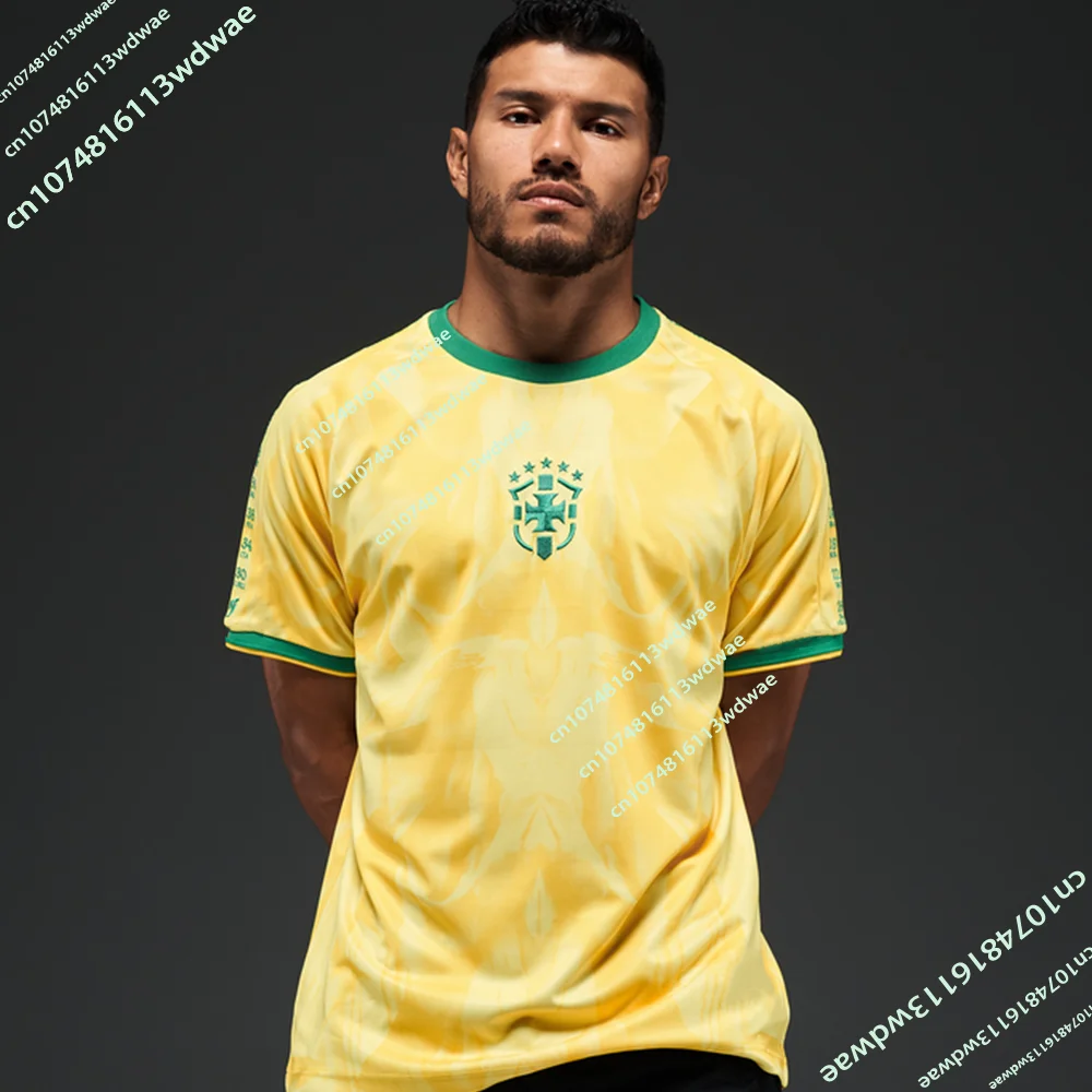 New Arrival Brazil Heritage Jersey 2026 WC Edition 3D Printed T-Shirt Football Men's KID Sports Family Boys Fans Footy Jerseys