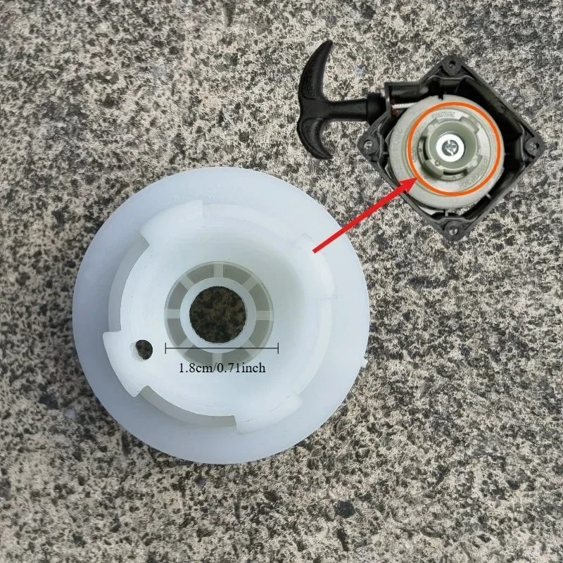 Imagem -03 - Cortador de Escova para Aparador de Grama Easy Starter Capas de Rolamento Peça de Reposição Pawl Plástico 405 43cc