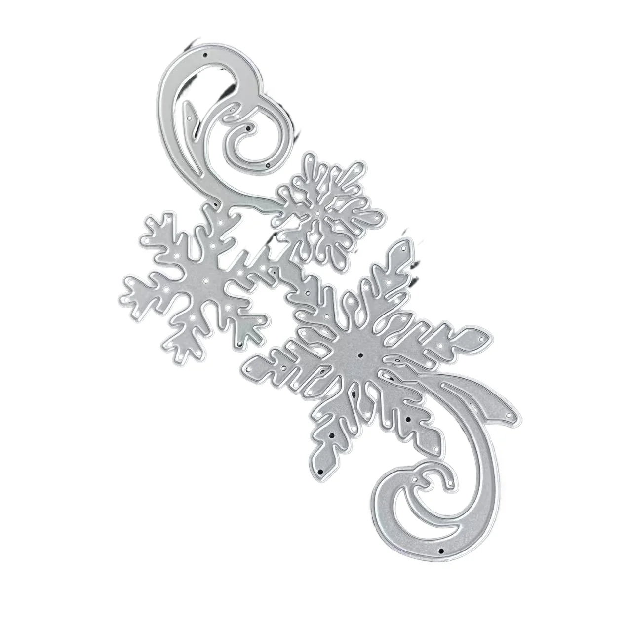 

3PCS Christmas Snowflake Card Making Congratulations Die Cuts Embossing Stencils Template for Wedding Birthday Blessing Card Die