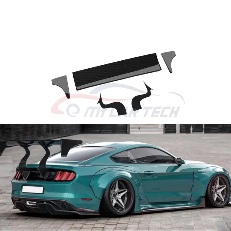 

Car Spoilers 2016 M-ustang Rear Spoiler GT Carbon Fiber Rear Trunk Wing Spoiler for Mustang 2015 2017 2018 2019 2021 2022 2020