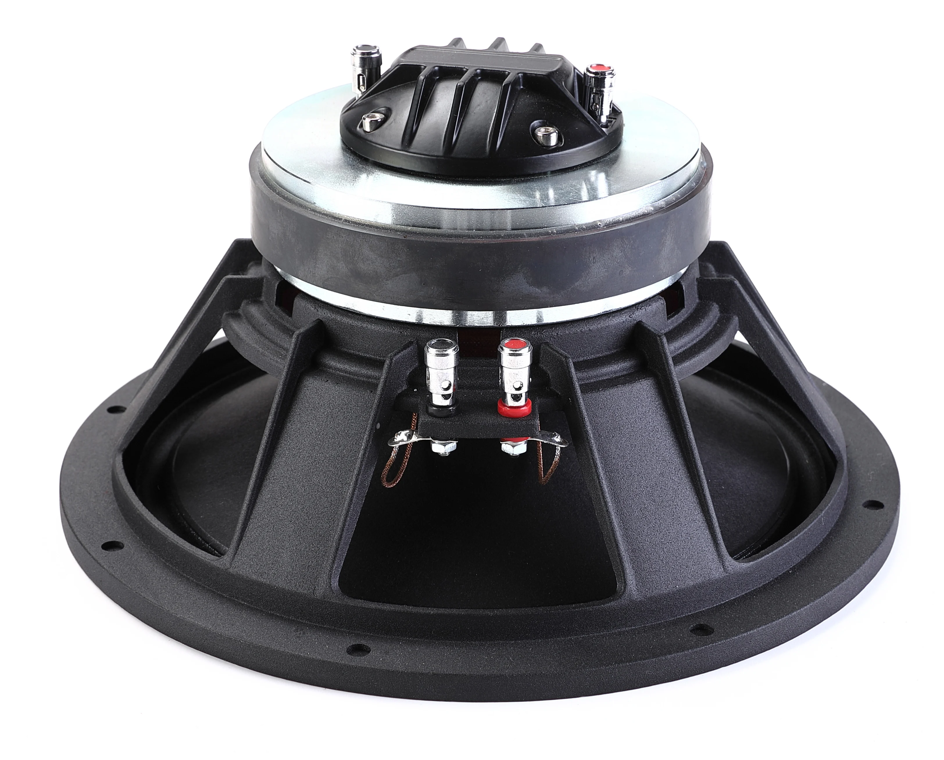 OEM ODM Service W10-2 10 Inch Coaxial Speaker Driver With 261mm Overall Diameter 50mm Voice Coil 300W Max Power For Car