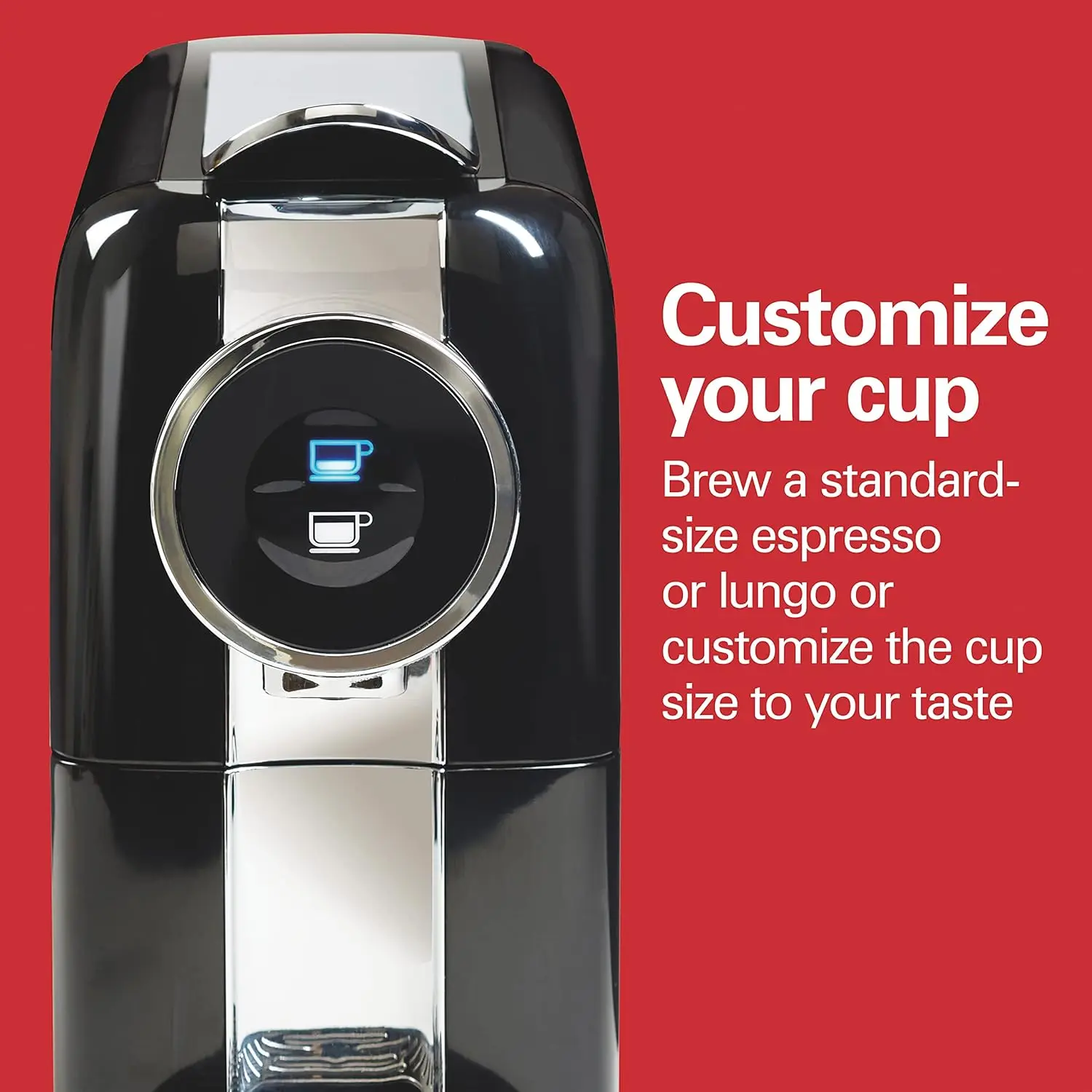 Espresso Machine, Compatible with Nespresso Pods, Single Serve Coffee Maker, Powerful Italian 19 Bar Pump, 22 oz. Water Reservoi