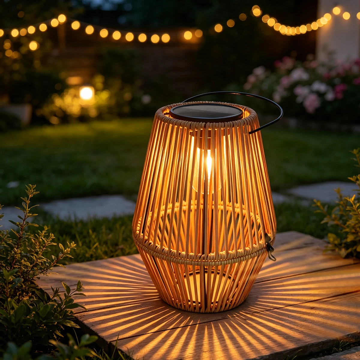 Solar Lanterns Outdoor Waterproof Hanging Solar Lanterns  LED Garden Decor for Yard Patio Backyard Porch Trees Lawn Pathway